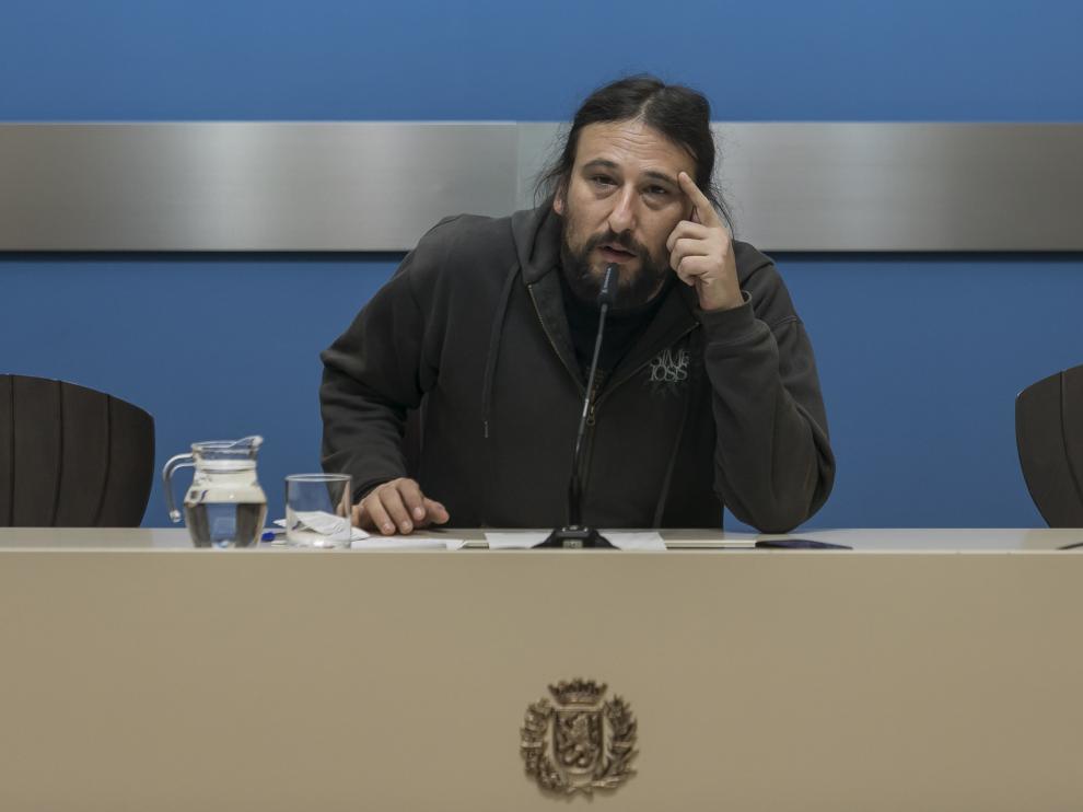 El concejal de ZeC, Pablo Híjar, en imagen de archivo.