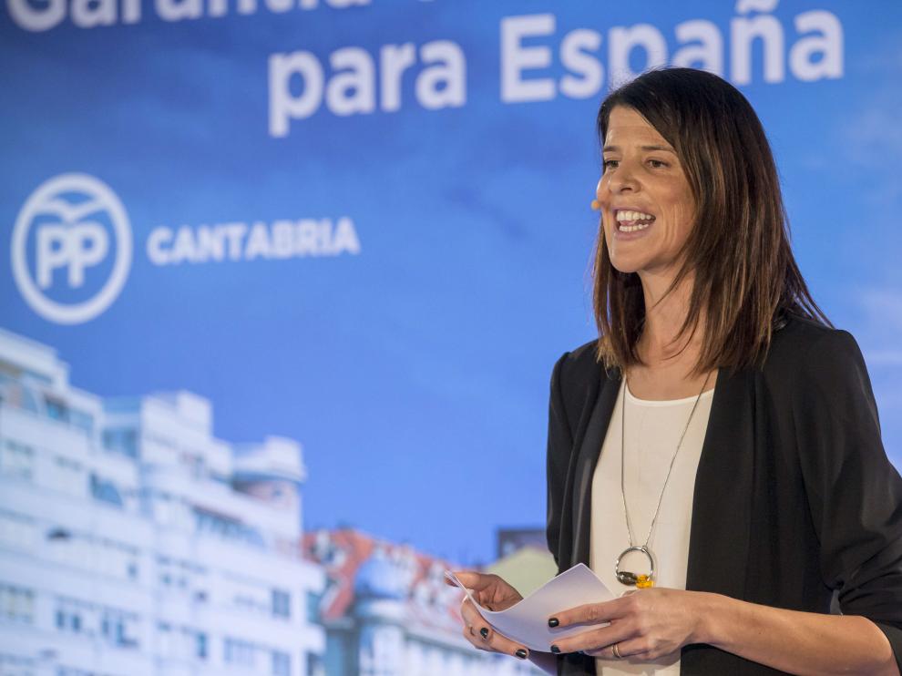 Ruth Beitia, antes de renunciar a optar por la Presidencia de Cantabria con el PP