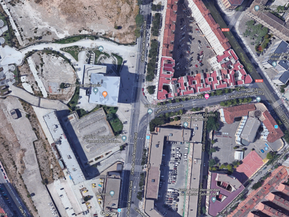 El primero de los accidentes ha tenido lugar en la calle de Anselmo Clavé, junto al CaixaForum.