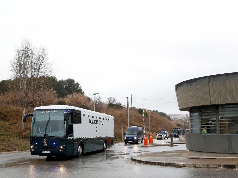 Traslado a Madrid de los presos del 'procés'