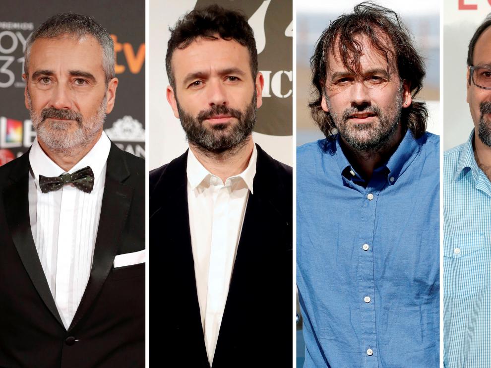 Combo de fotografías de los nominados a Mejor Dirección en los Premios Goya.