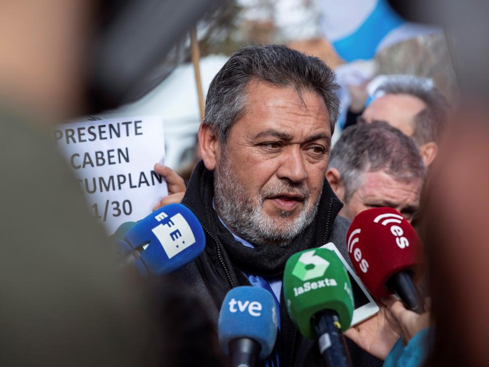 El presidente de la Federación Profesional del Taxi, Julio Sanz