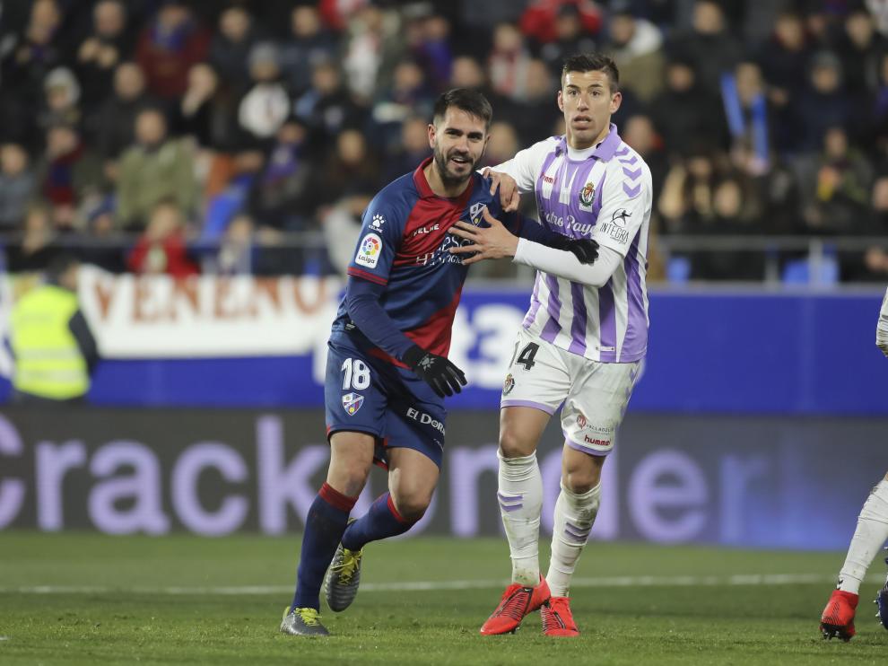Partido de la SD Huesca contra el Real Valladolid