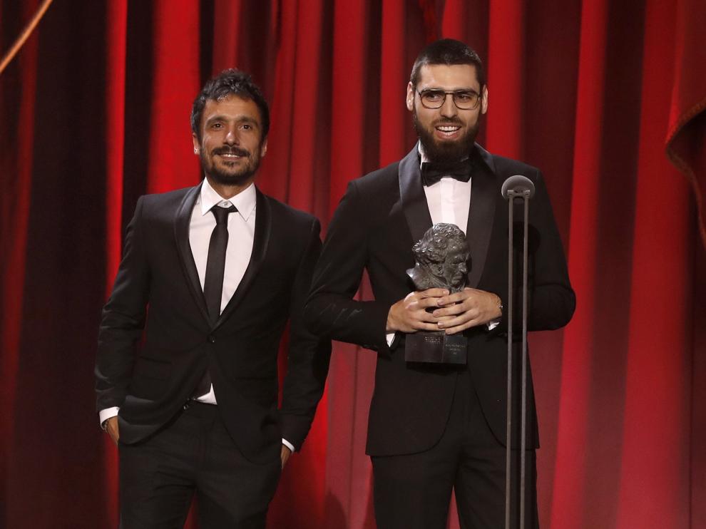 Carles Bover Martínez y Julio Pérez del Campo, mejor cortometraje documental por 'Gaza'.