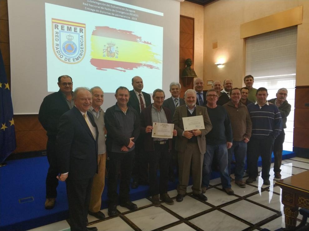 Reconocimiento a 15 radioaficionados de la Red Nacional de Radio de Emergencias