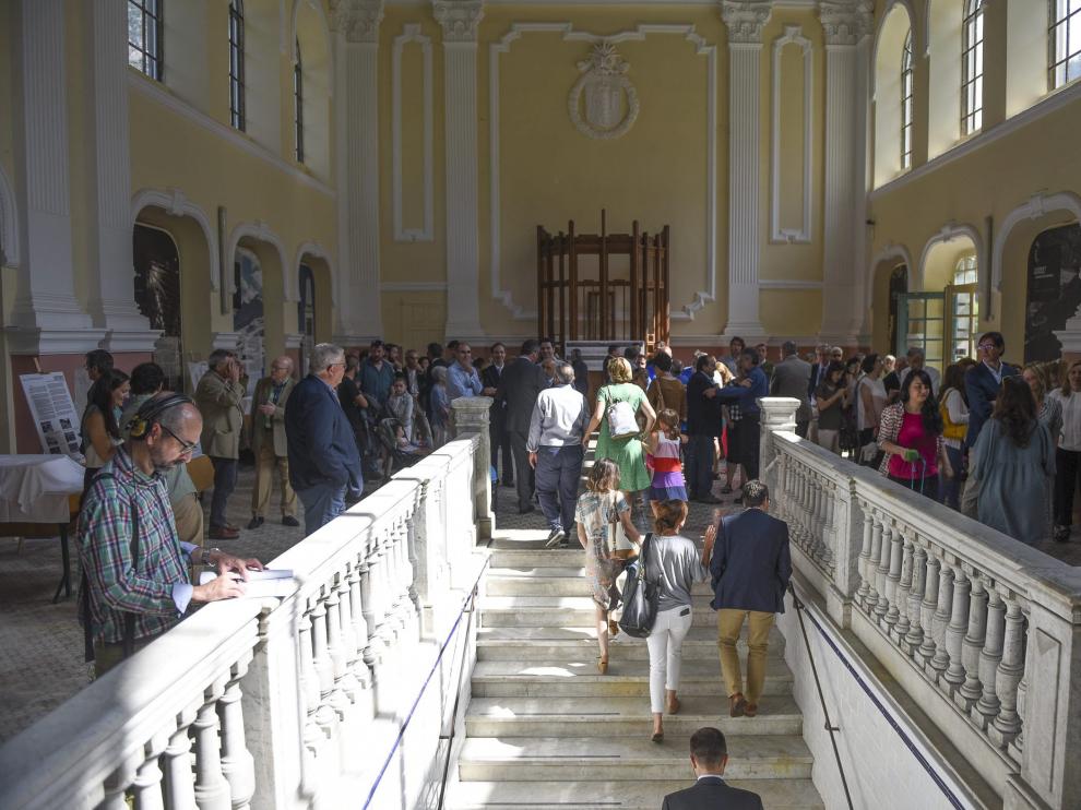 La estación internacional de Canfranc el día de su reapertura el pasado junio.