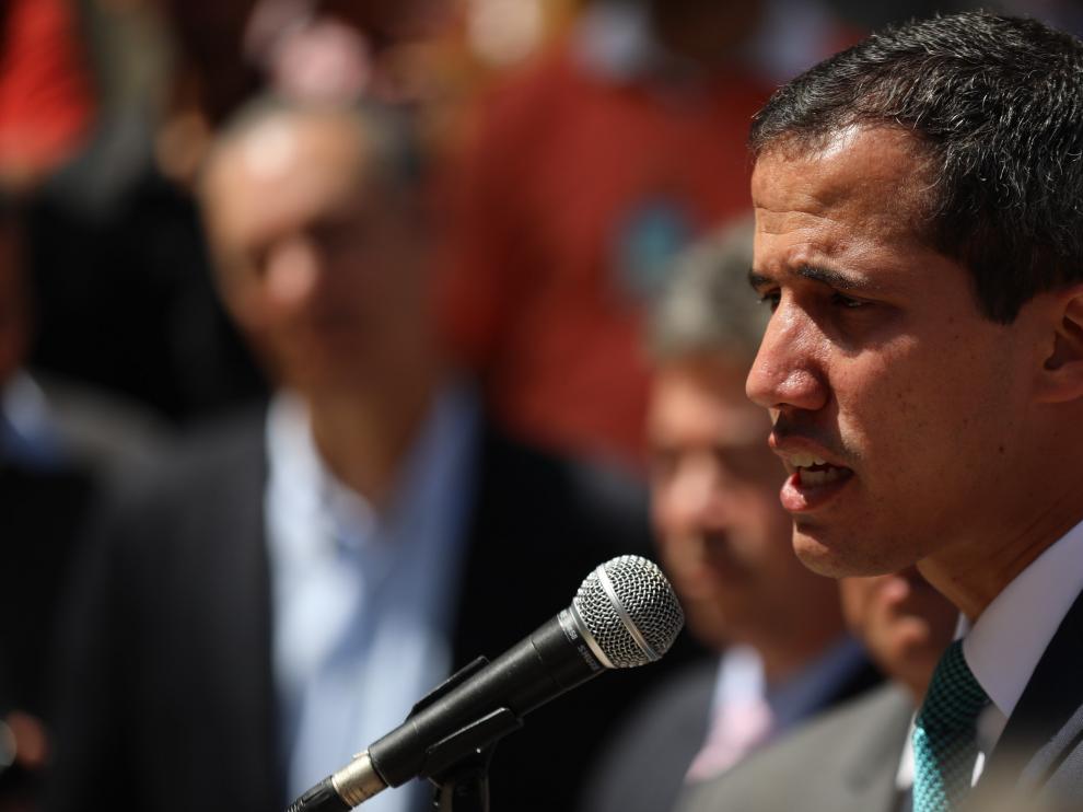 El jefe del Parlamento venezolano, Juan Guaidó.