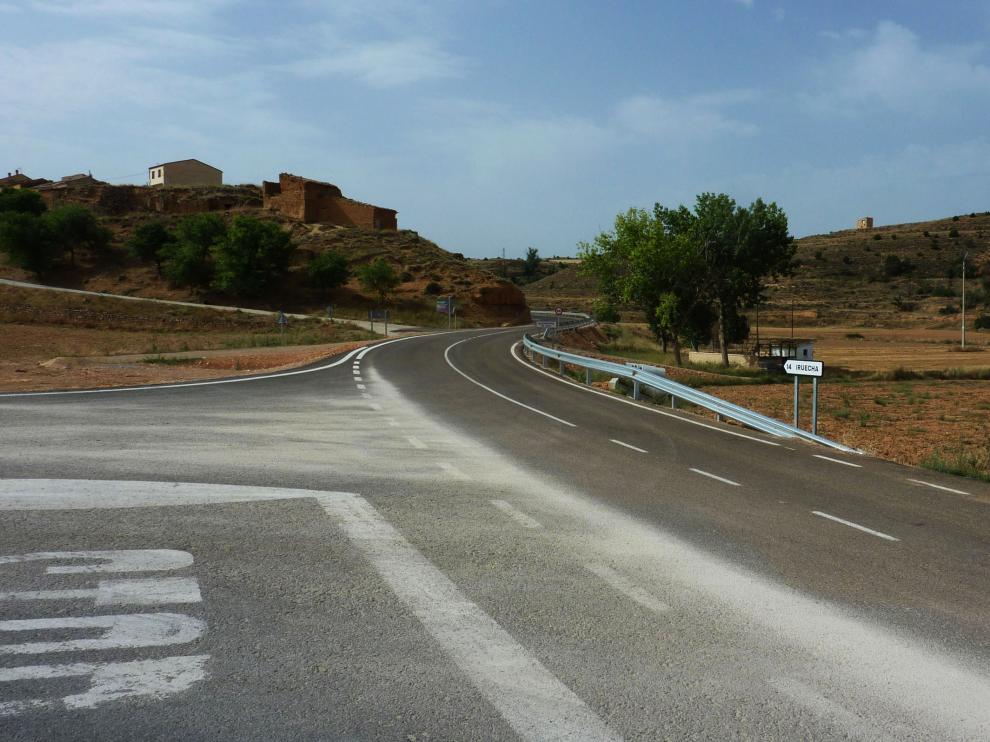 Concluye el arreglo de la carretera provincial entre Torrehermosa y Alconchel de Ariza