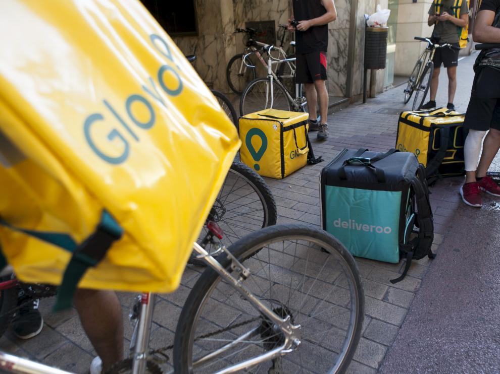 Inspección de Trabajo falló a favor de los 'riders' el año pasado en Zaragoza.