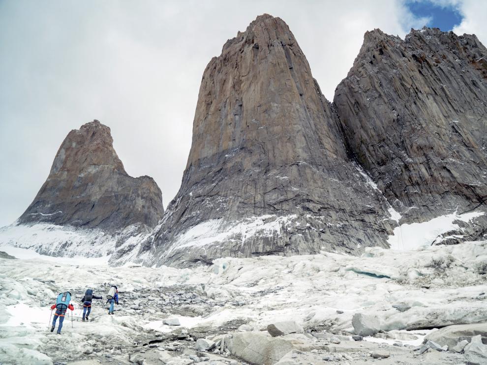 Escalada en la Patagonia, en la película 'Notes from the Wall'.