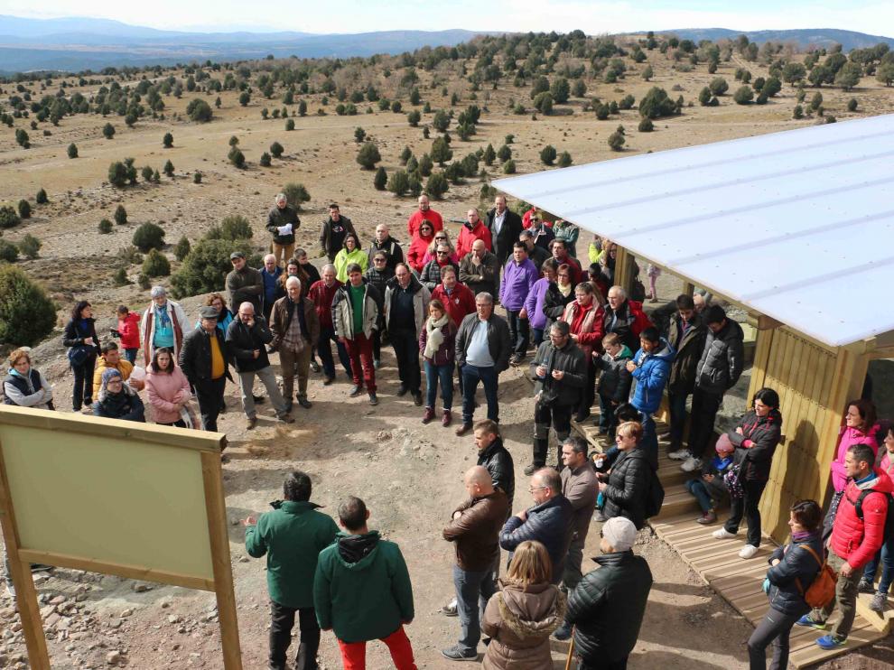 Primera exhibición en España con huesos originales de un dinosaurio en su propio yacimiento