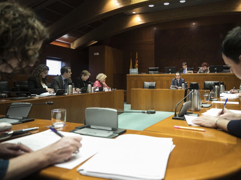 Montaner, ayer en la comisión de estudio de las Cortes