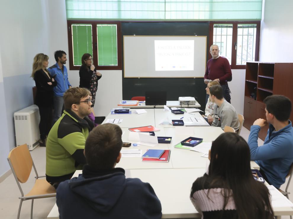 La escuela taller ha arrancado hoy en Huesca y la formación durará un año