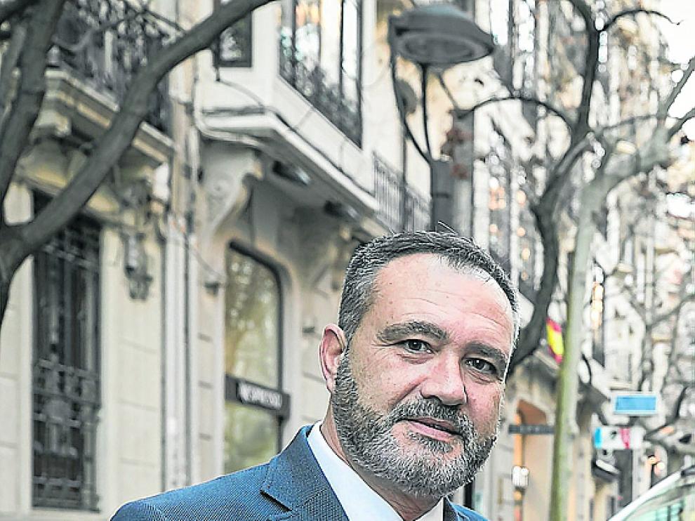 Alfredo Quílez, en la calle de Costa.