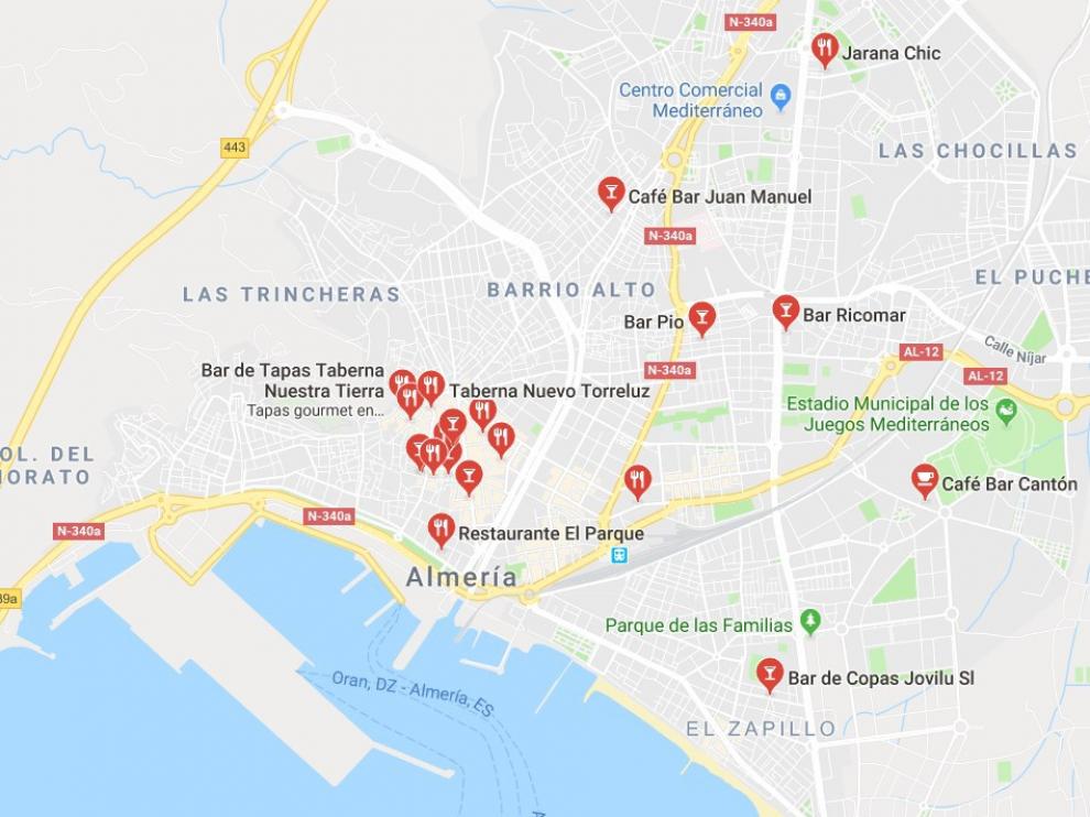 Los hechos se sucedieron en un pub de la capital almeriense.