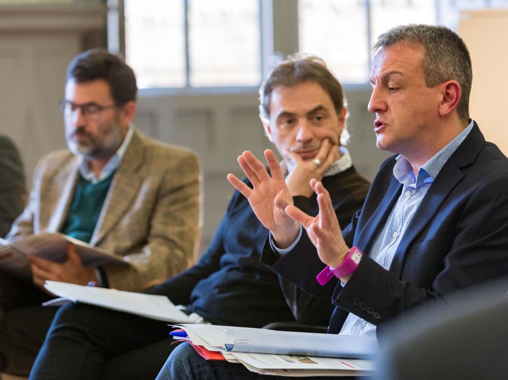 El concejal de Economía y Cultura, Fernando Rivarés, durante la presentación del balance de gestión en su Área.
