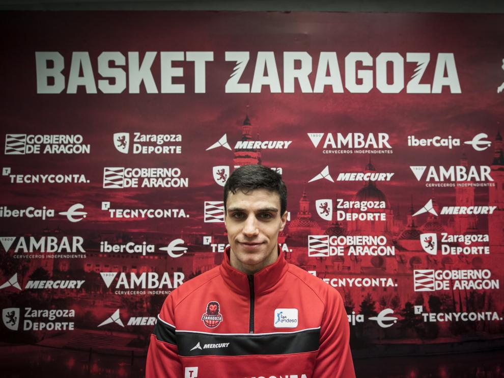 Carlos Alocén, base del Tecnyconta Zaragoza.