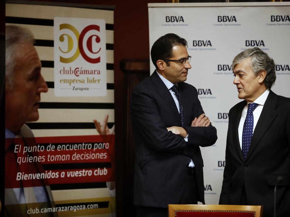 Miguel Cardoso, economista de BBVA Research y Carlos Gorría, director Territorial Norte de BBVA y