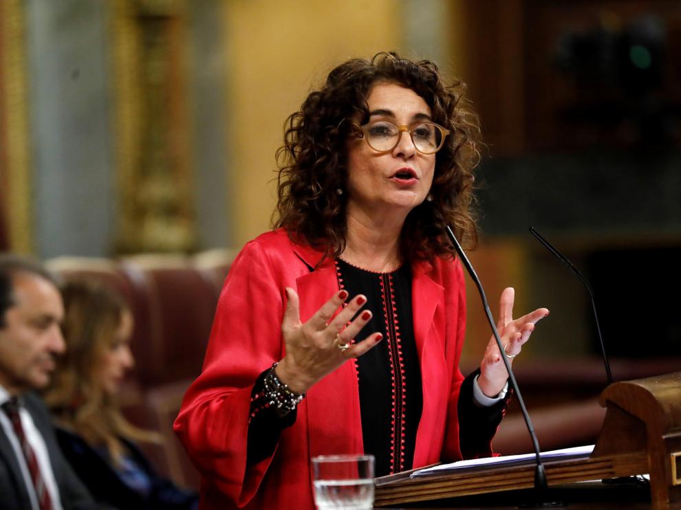 La ministra de Hacienda, María Jesús Montero.