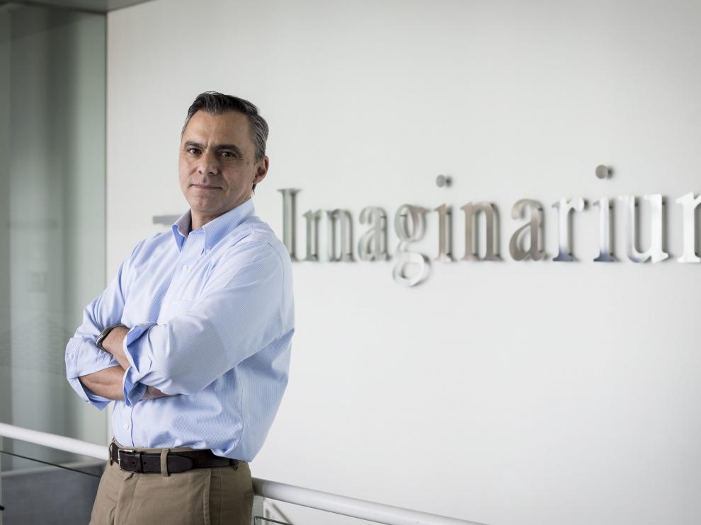 El director general de Imaginarium en las instalaciones de Plaza