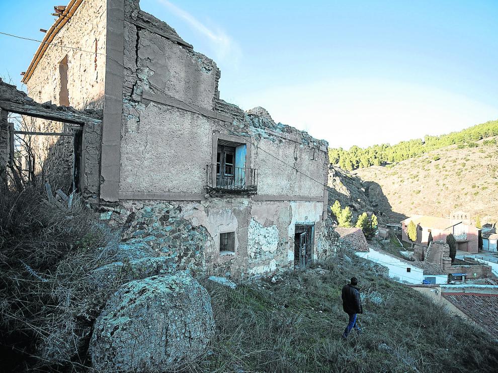 Restos de la antigua 'Casa de los Frailes', propiedad de la familia Cabeza.