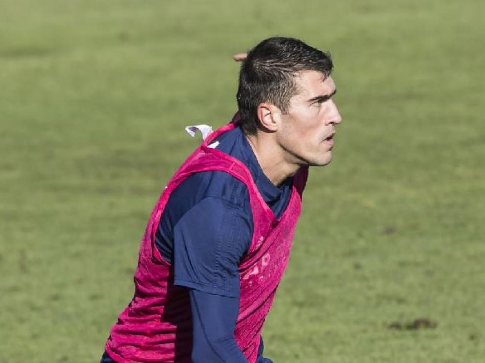 Alberto Zapater, en la Ciudad Deportiva.
