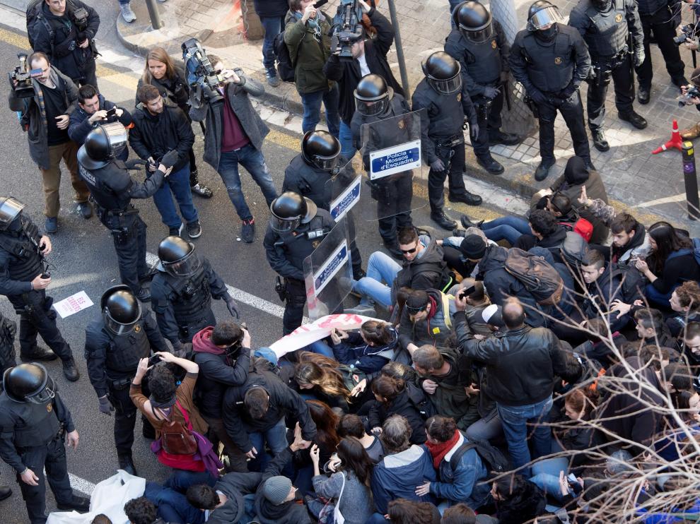 Protestas contra el juicio del 'procés'