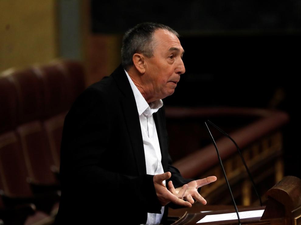 El portavoz de Compromís en el Congreso, Joan Baldoví.