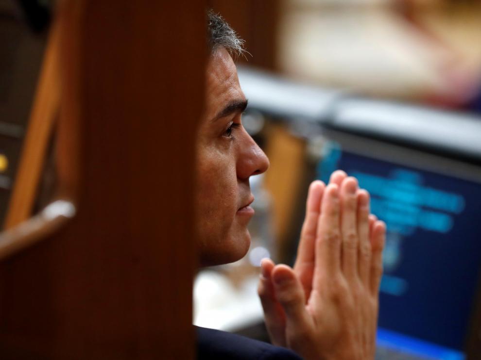 Pedro Sánchez, en el Congreso
