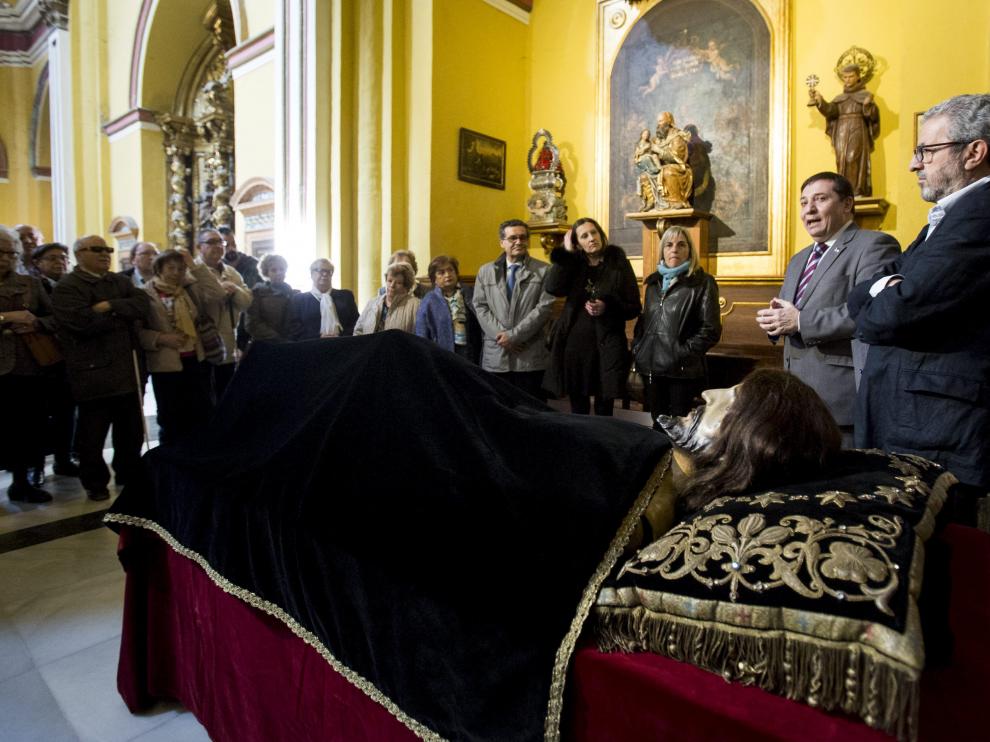 Una de las actividades que promueve la asociación. Ricardo Navarro, a la derecha.
