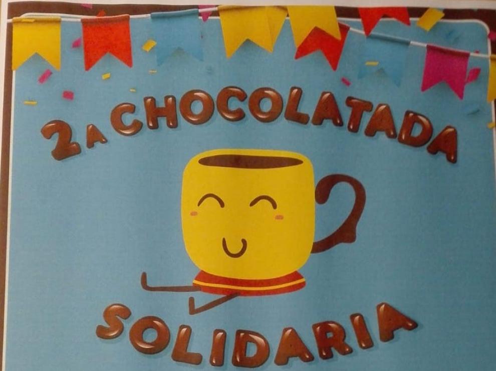 Chocolatada solidaria por la investigación contra el cáncer infantil en Pomar de Cinca.