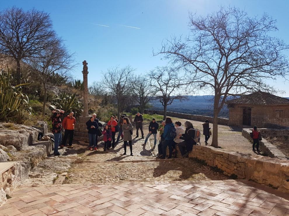 Búsqueda de pistas por Alquézar.