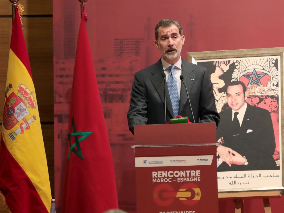 El Rey Felipe VI, en Marruecos.