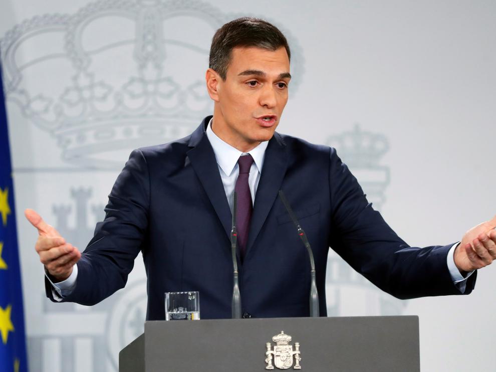El presidente del Gobierno, Pedro Sánchez.