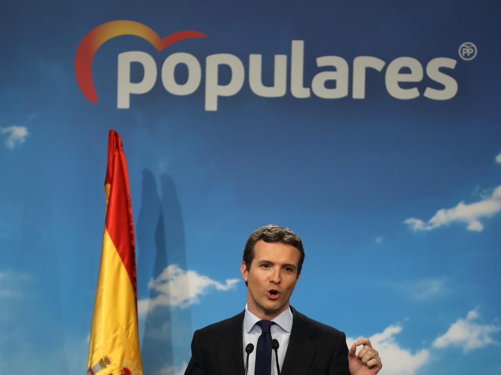 El líder del PP, Pablo Casado, en imagen de archivo.