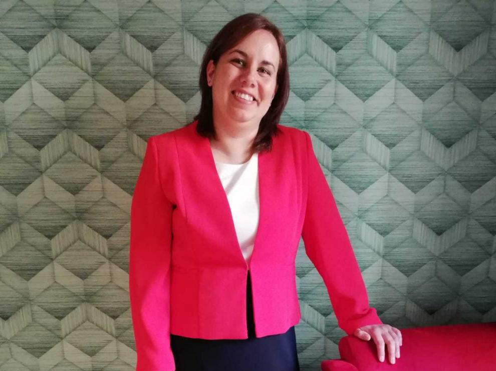 Beatriz Albiac, presidenta de la Asociación de Prematuros de Aragón (Araprem).
