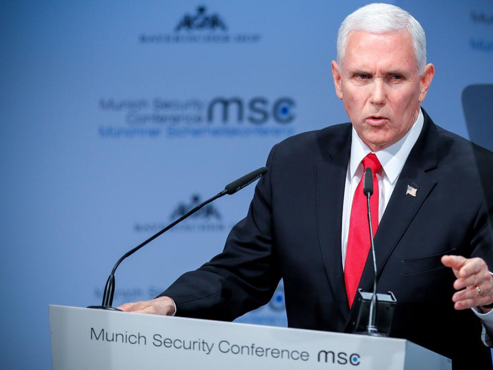 Pence, vicepresidente de Estados Unidos.