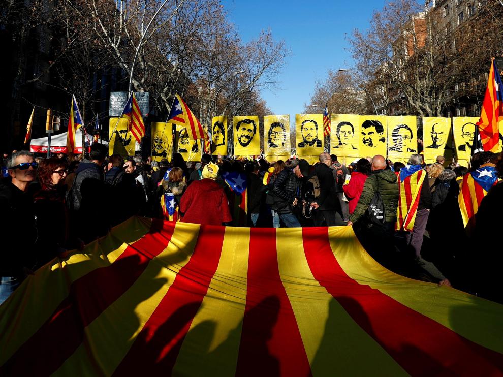 Manifestación en Barcelona
