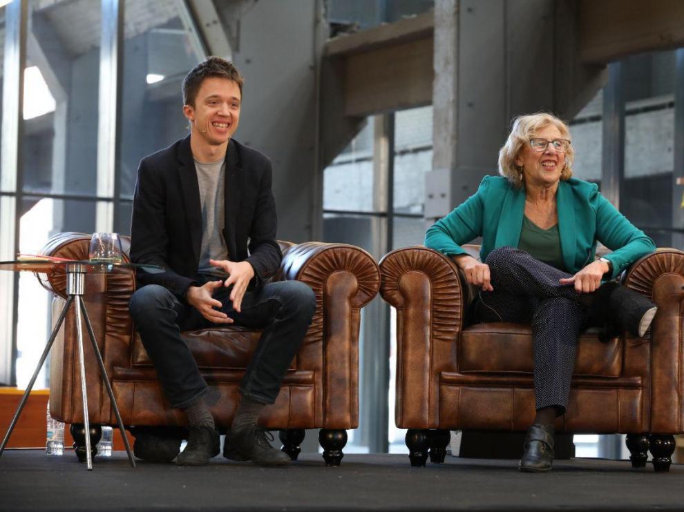 Manuela Carmena e Íñigo Errejón