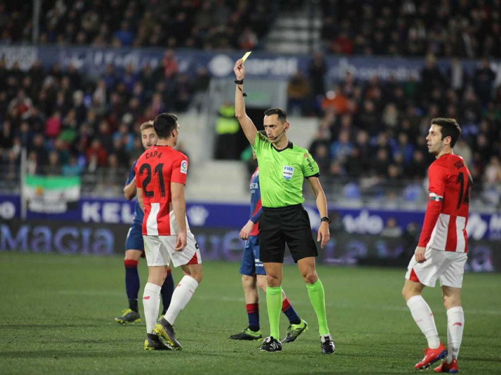 Partido de la SD Huesca contra el Athletic
