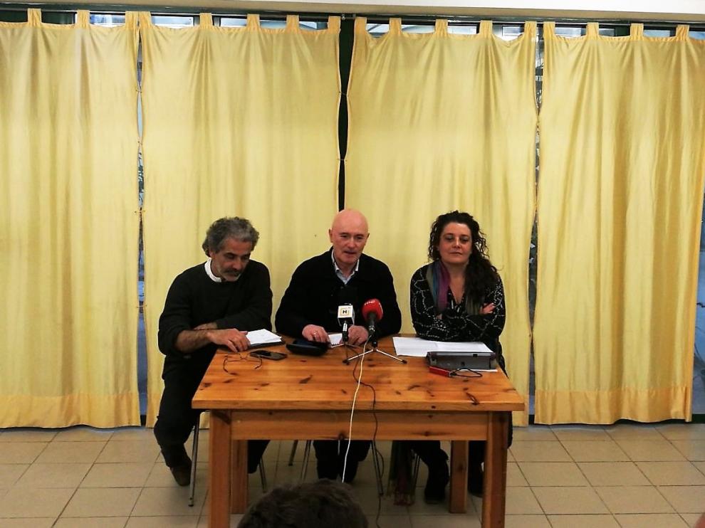 Juan Rodríguez Bielsa, Eduardo Marco y Natalia López han presentado las conclusiones de la asamblea.