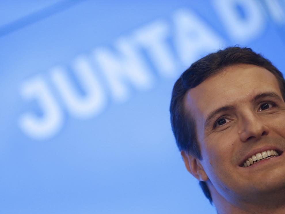 El presidente del PP, Pablo Casado.