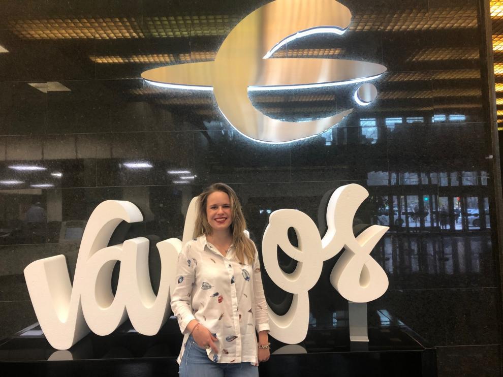 La biotecnóloga Lucía Ripol, seleccionada en la última edición de Talento Aragón Joven.
