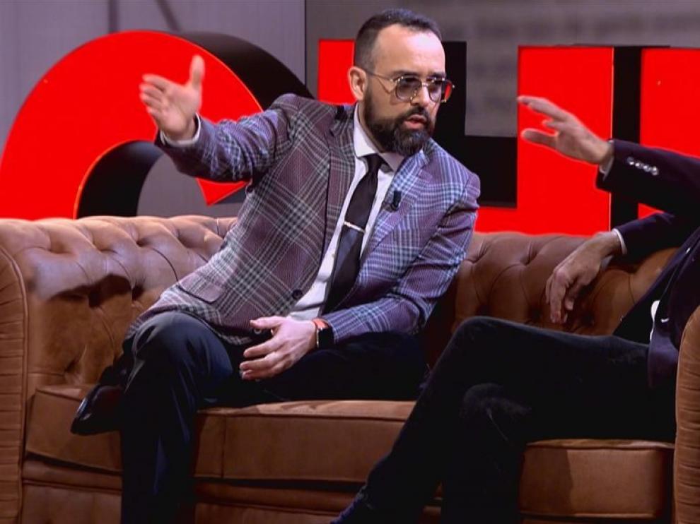 Risto Mejide y Arcadi Espada durante el 'Chester'