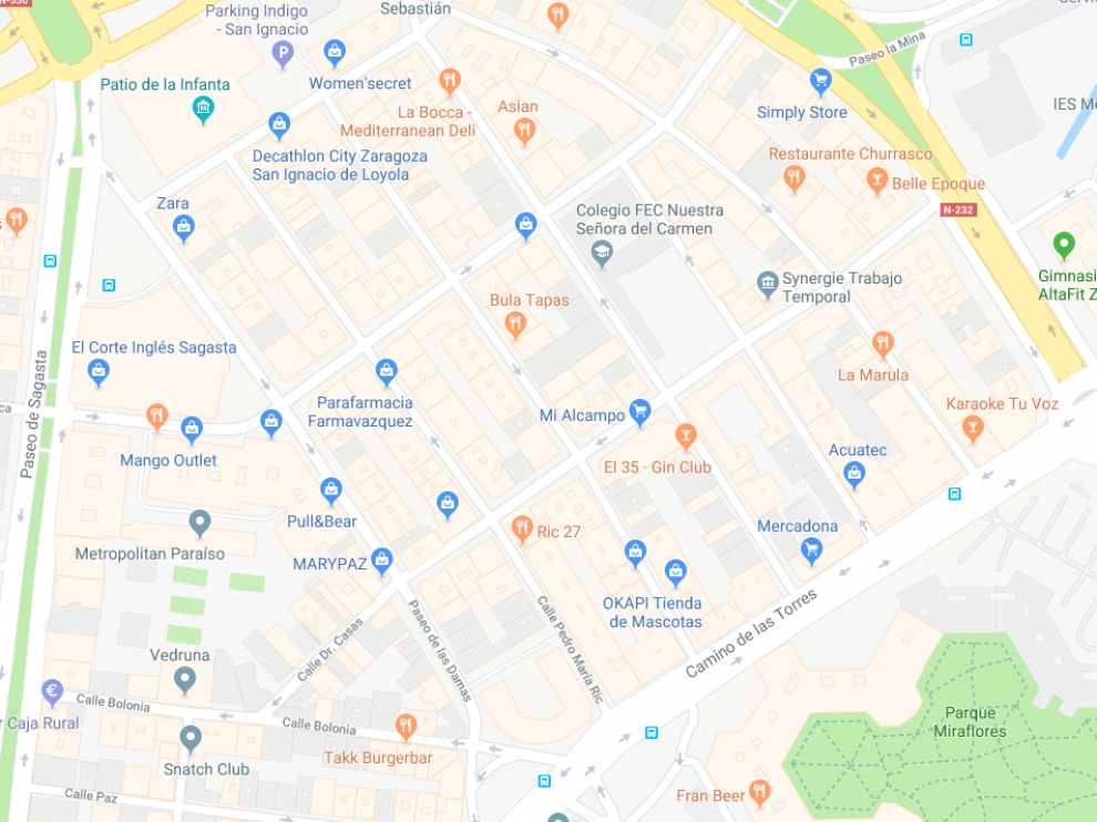 El suceso ha tenido lugar en un portal situado en la calle de Pedro María Ric.