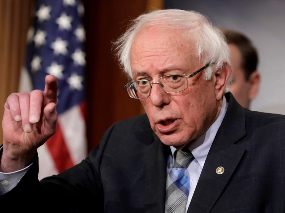 El senador independiente estadounidense Bernie Sanders.