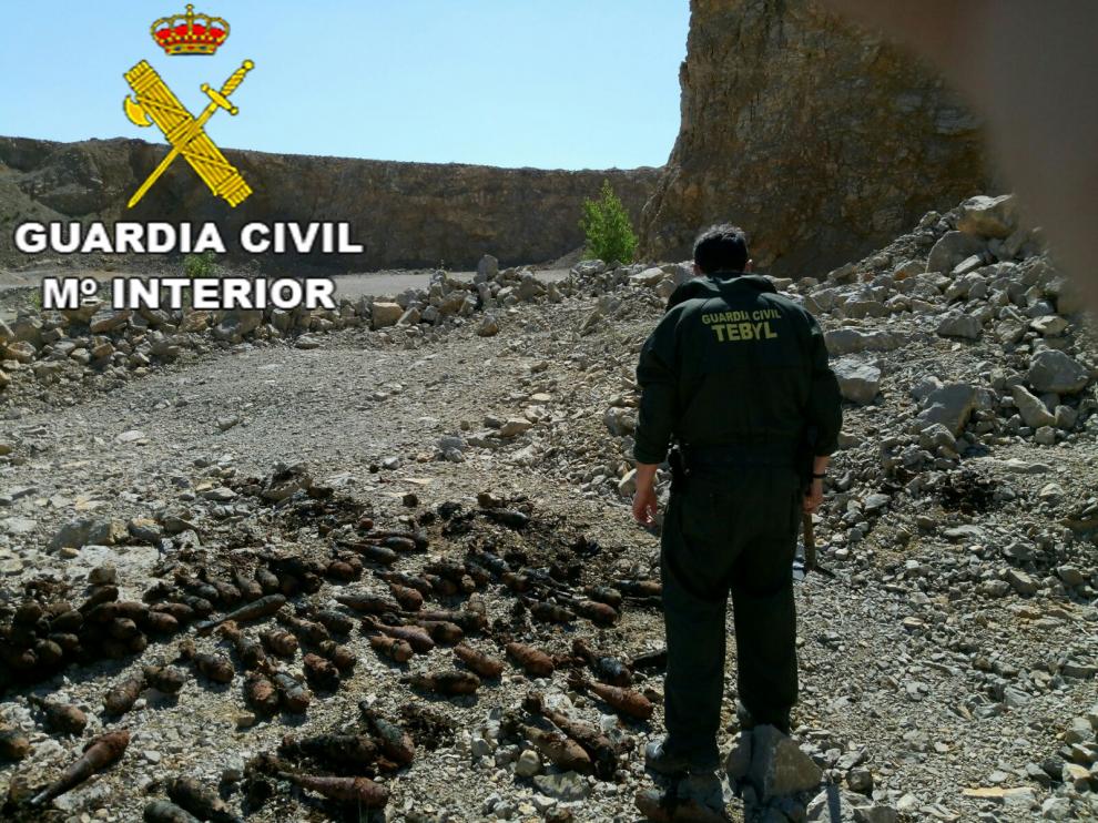 La Guardia Civil en una de sus intervenciones