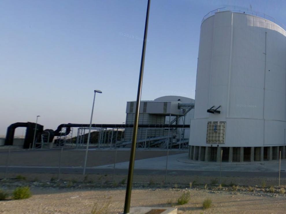 Centro de Tratamiento de Residuos Urbanos de Zaragoza, en Torrecilla de Valmadrid.