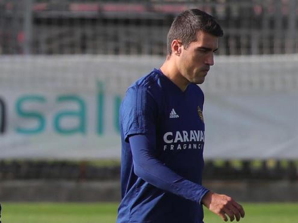 Alberto Zapater, en la Ciudad Deportiva.