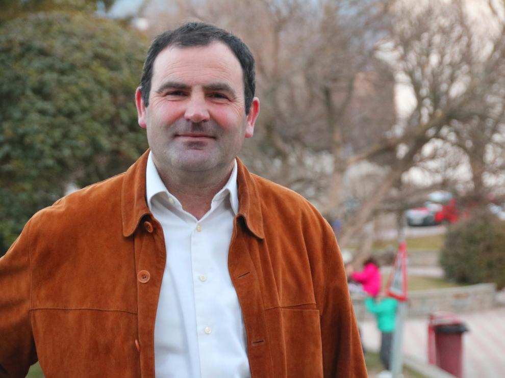 Francisco J. Santolaria, candidato del PP al Ayuntamiento de Sabiñánigo.